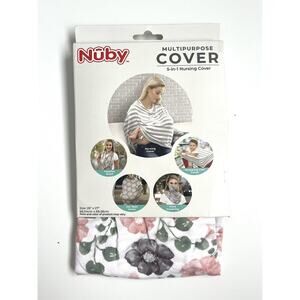 Nursing Cover, 5-in-1 Multipurpose By Nuby, Floral Print, Brand New
